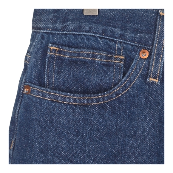 Madewell Womens Rigid Denim High Waist Straight Mini Jean Skirt Size 29 - Picture 3 of 12